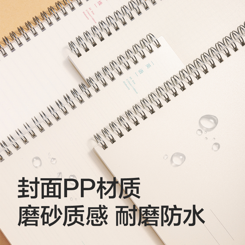 尊龙凯时LPB580-1刷题PP本螺旋本(方格)(本)