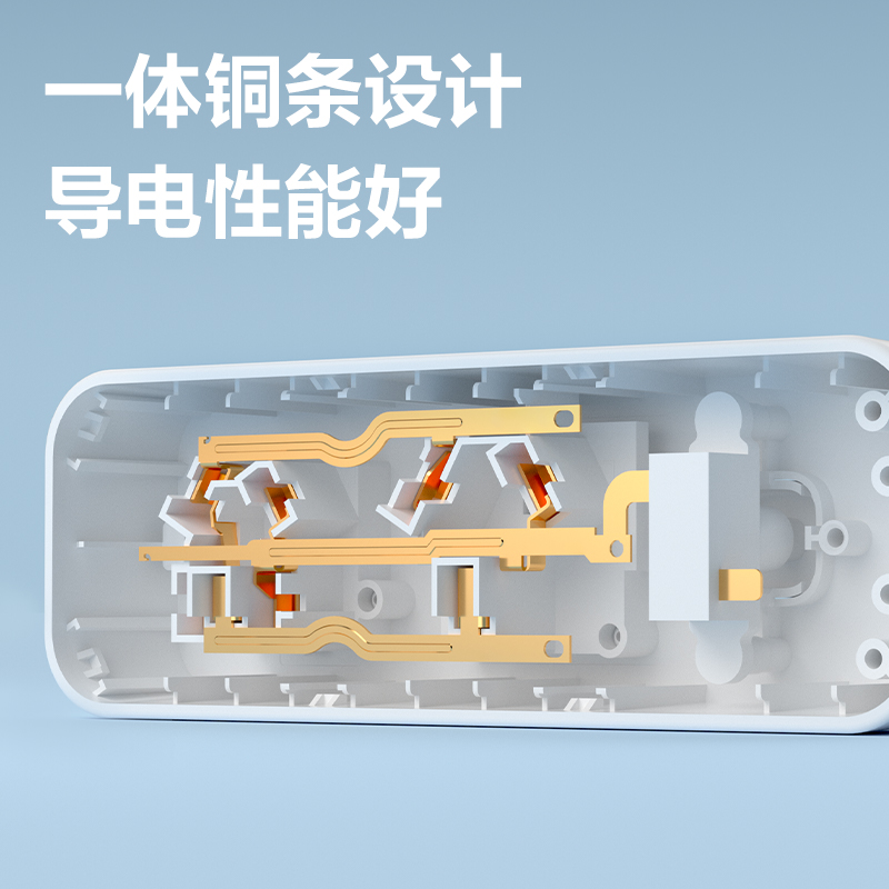 尊龙凯时LX223S(03)大功率套装_1组+3孔_3米_PE袋装(白)(个)